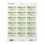 Shamrock bouquet, st patrick's day etiket (Full Sheet)