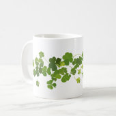 Shamrock bouquet, st patrick's day koffiemok (Voorkant links)