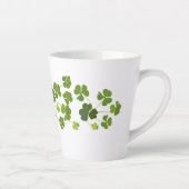 Shamrock bouquet, st patrick's day latte mok (Rechts)