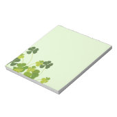 Shamrock bouquet, st patrick's day notitieblok (Linkerzijde)