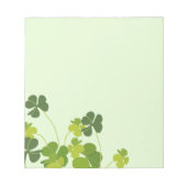 Shamrock bouquet, st patrick's day notitieblok (Voorkant)