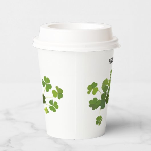 Shamrock bouquet, st patrick's day papieren bekers (Rechts)