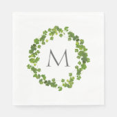 Shamrock bouquet, st patrick's day servet (Voorkant)