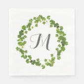 Shamrock bouquet, st patrick's day servetten (Voorkant)