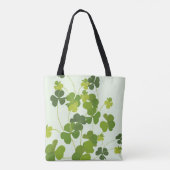 Shamrock bouquet, st patrick's day tote bag (Achterkant)