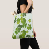 Shamrock bouquet, st patrick's day tote bag (Dichtbij)