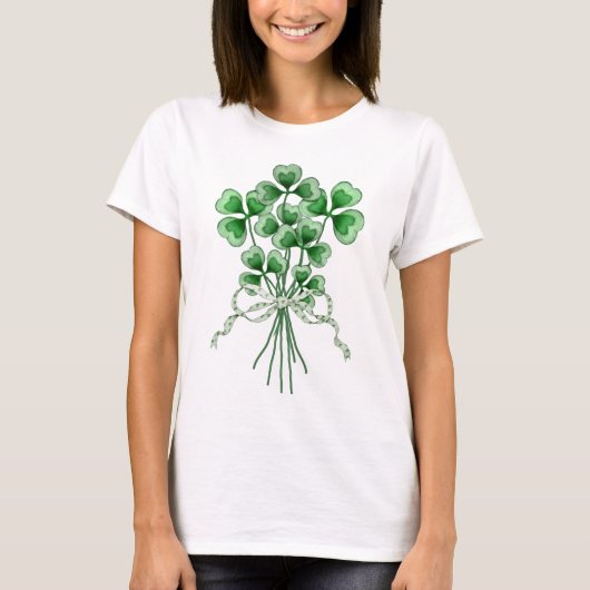 Shamrock Bouquet T-shirt (Voorkant)