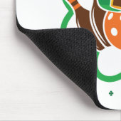 Shamrock Bowling Bowler St. Patricks Day Muismat (Hoek)