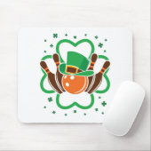 Shamrock Bowling Bowler St. Patricks Day Muismat (Met muis)
