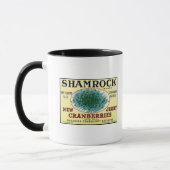 Shamrock Brand Cranberry Label Mok (Links)