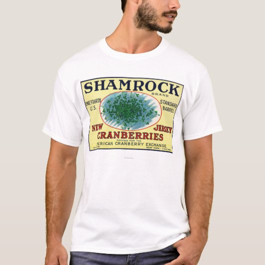 Shamrock Brand Cranberry Label T-shirt (Voorkant)