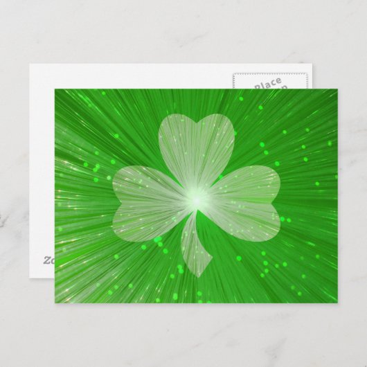 Shamrock briefkaart (Voorkant / Achterkant)
