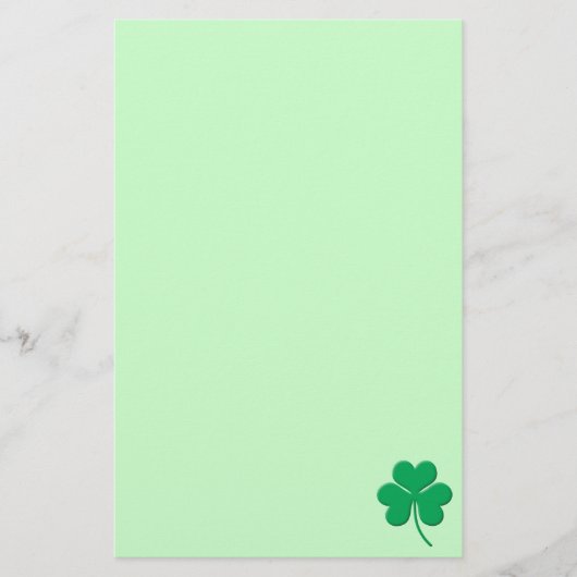 Shamrock Briefpapier (Voorkant)