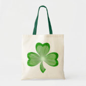 Shamrock budget canvas tas (Voorkant)