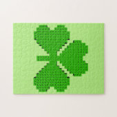Shamrock Building Blocks Draaien Legpuzzel (Horizontaal)