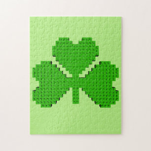 Shamrock Building Blocks Draaien Legpuzzel