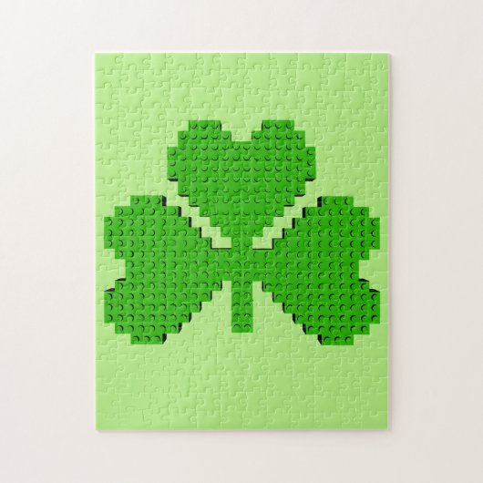 Shamrock Building Blocks Draaien Legpuzzel (Verticaal)
