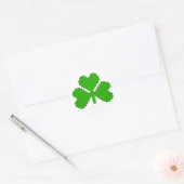 Shamrock Building Blocks Draaien Ronde Sticker (Envelop)