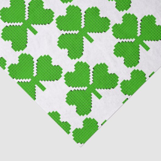 Shamrock Building Blocks Draaien Tissuepapier (Detail)