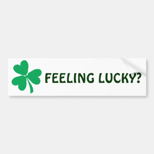 Shamrock- Bumpersticker (Voorkant)