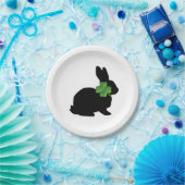 Shamrock Bunny Papieren Bordje (Feest)