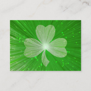 Shamrock business card-sjabloonkoepel visitekaartje