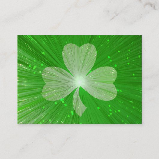 Shamrock business card-sjabloonkoepel visitekaartje (Voorkant)