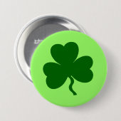 Shamrock Button (je kiest de grootte!) (Voorkant /achterkant)