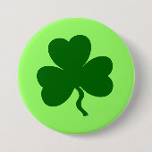 Shamrock Button (je kiest de grootte!) (Voorkant)