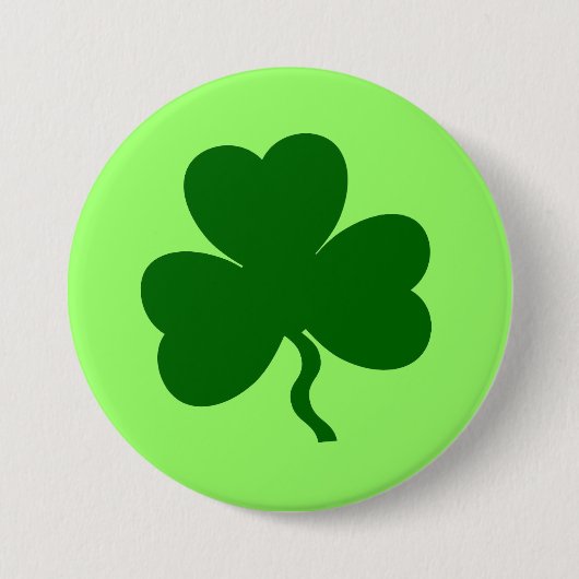 Shamrock Button (je kiest de grootte!) (Voorkant)