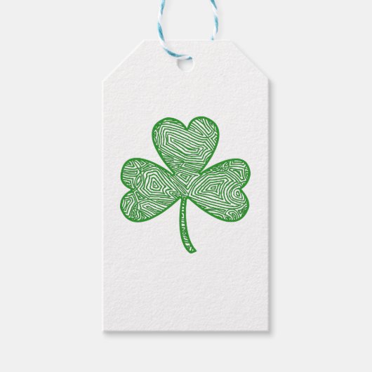 Shamrock Cadeaulabel (Voorkant)