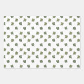 Shamrock cadeaupapier - set van 3 (Voorkant 2)