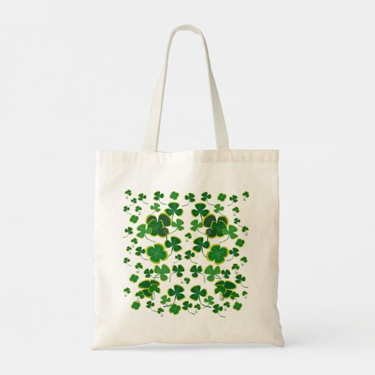 Shamrock Canvas tas (Achterkant)