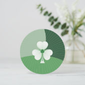 Shamrock Cascade Feestdagenkaart (Staand voorkant)