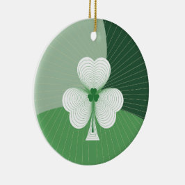 Shamrock Cascade Keramisch Ornament
