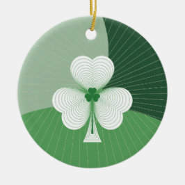 Shamrock Cascade Keramisch Ornament