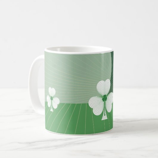 Shamrock Cascade Koffiemok (Voorkant links)