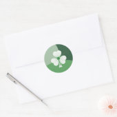 Shamrock Cascade Ronde Sticker (Envelop)