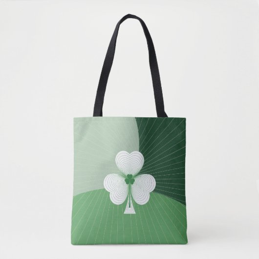 Shamrock Cascade Tote Bag (Voorkant)