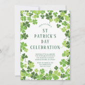 Shamrock Celebration St. Patrick's Day Kaart (Voorkant)