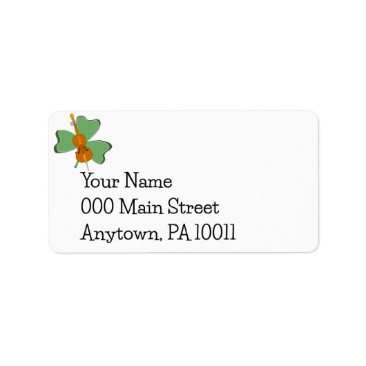 Shamrock Cello Etiket (Voorkant)