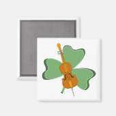 Shamrock cello magneet (Voorkant / Achterkant)