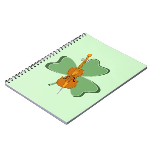 Shamrock cello notitieboek (Linkerzijde)