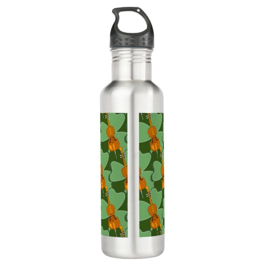 Shamrock cello waterfles (Achterkant)