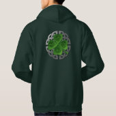 Shamrock - Celtic Knot - 4 Evangelisten Hoodie (Achterkant)