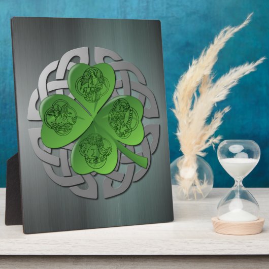 Shamrock - Celtic Knot - 4 Evangelists Poster Fotoplaat (Zijkant)