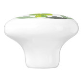 Shamrock Celtic Knot Graphic Keramische Knop (Zijkant)