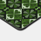 Shamrock Checkerboard Patroon Bureaumat (Hoek)