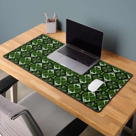 Shamrock Checkerboard Patroon Bureaumat (Kantoor 2)