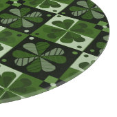 Shamrock Checkerboard Patroon Snijplank (Hoek)